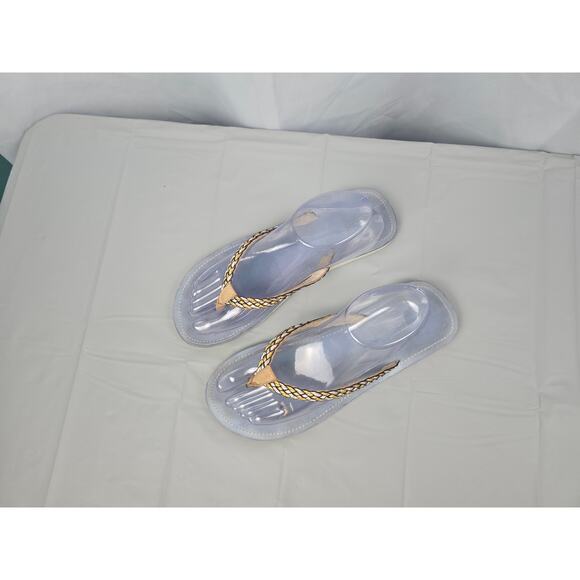 Tommy Bahama Women Braided Flip Flops Size 8 Whykiki - Picture 3 of 12